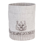 Broodmand Ø 15x16 cm Beige Katoen Hert