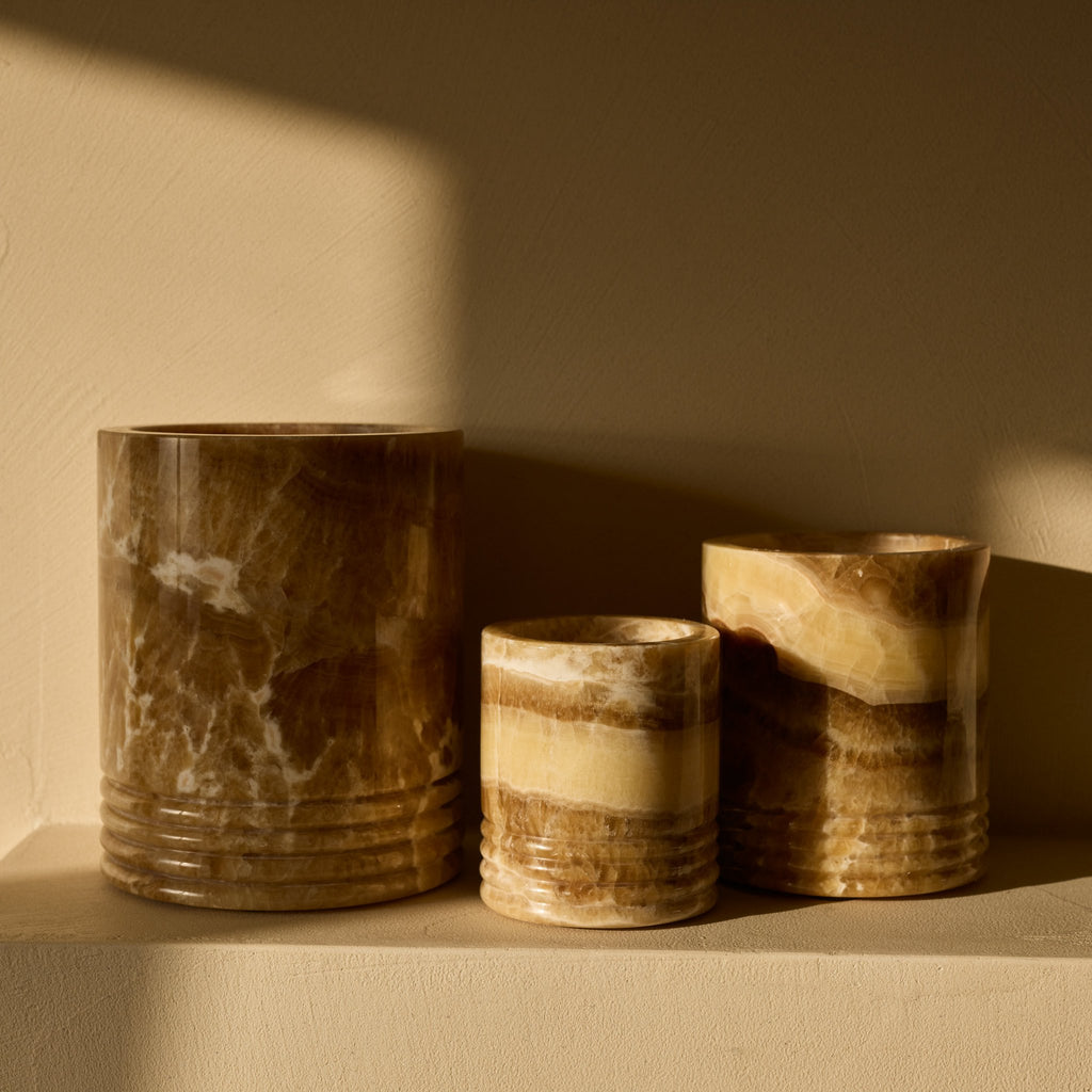 Windlicht Onyx M Ø11x13cm