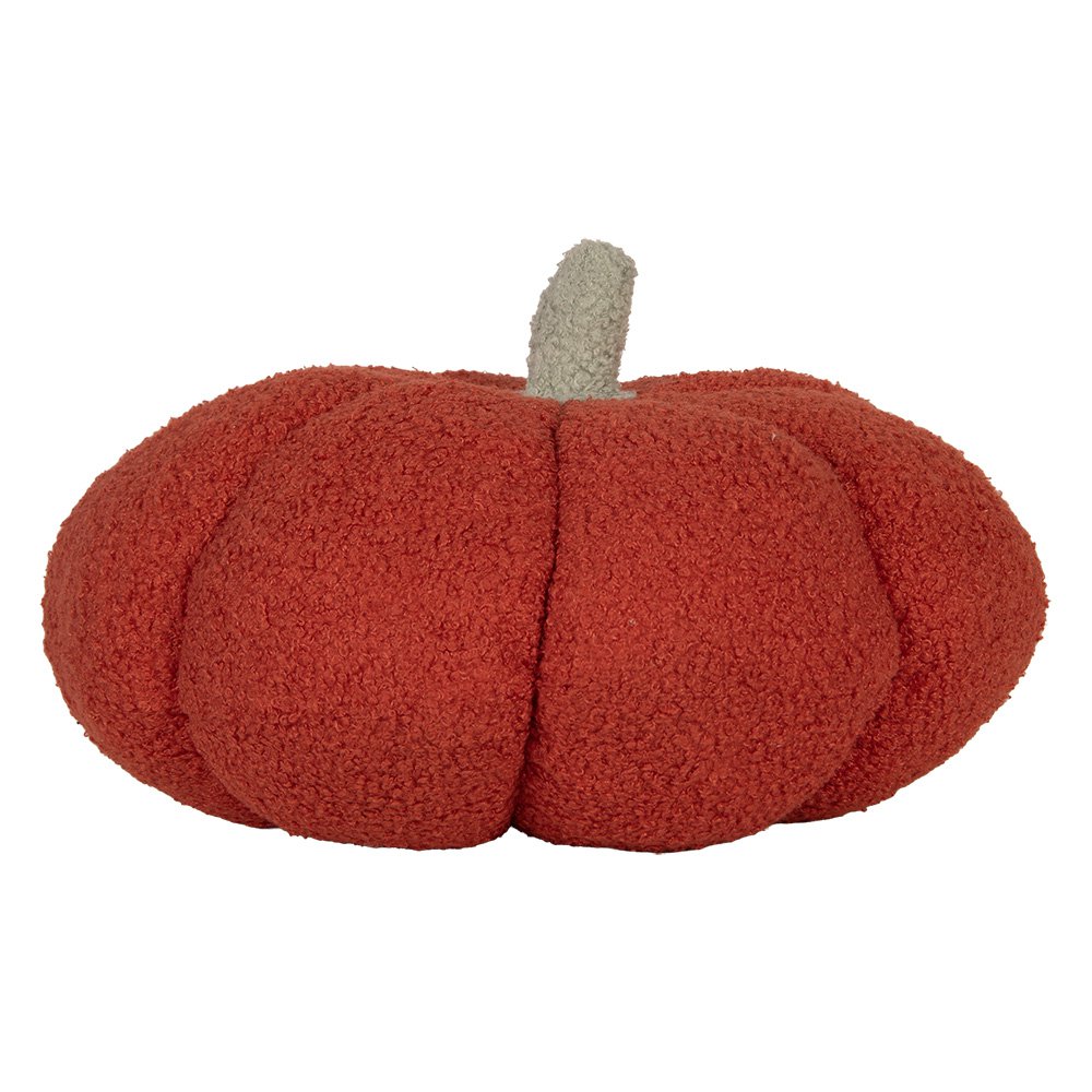 Decoratie Pompoen Ø 30x18 cm Rood Polyester