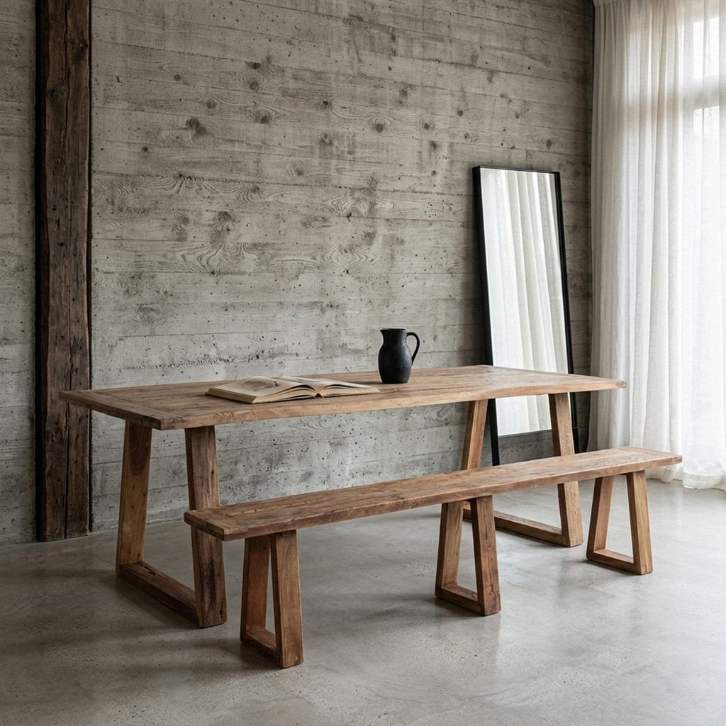 Farmwood eettafel - FSC gerecycled hout