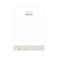 A5 Notepad Bold Lines mint, per 5
