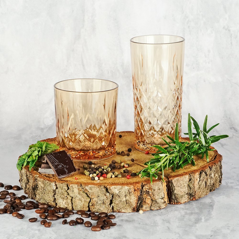 Waterglas 280 ml Bruin Glas Drinkbeker