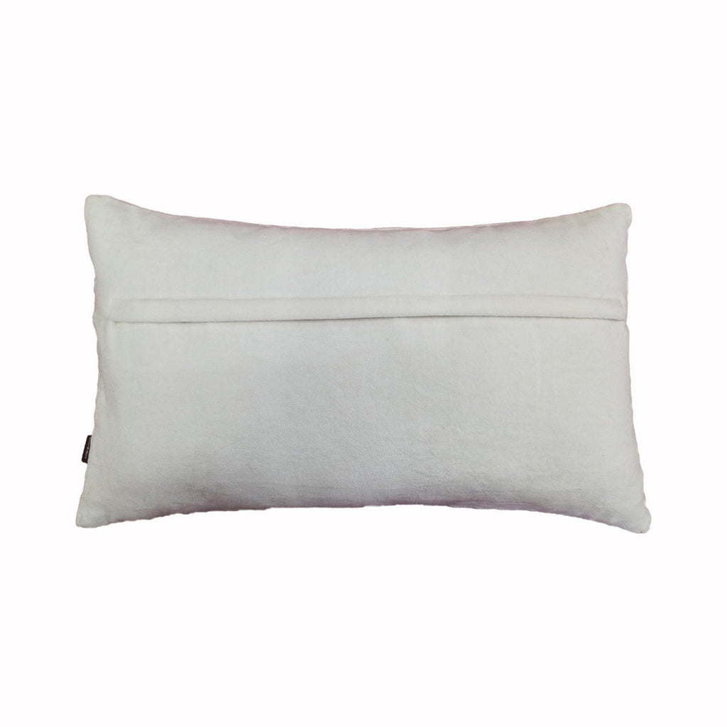Smock Velvet kussen gebroken wit 30x50cm