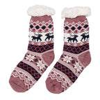 Kerstsokken set van 12 one size Meerkleurig Synthetisch Hert