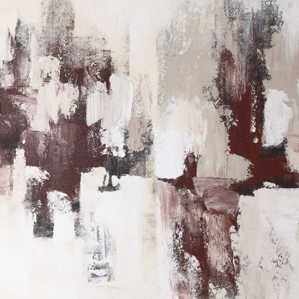 Schilderij Sukumo Wit 100x100 cm