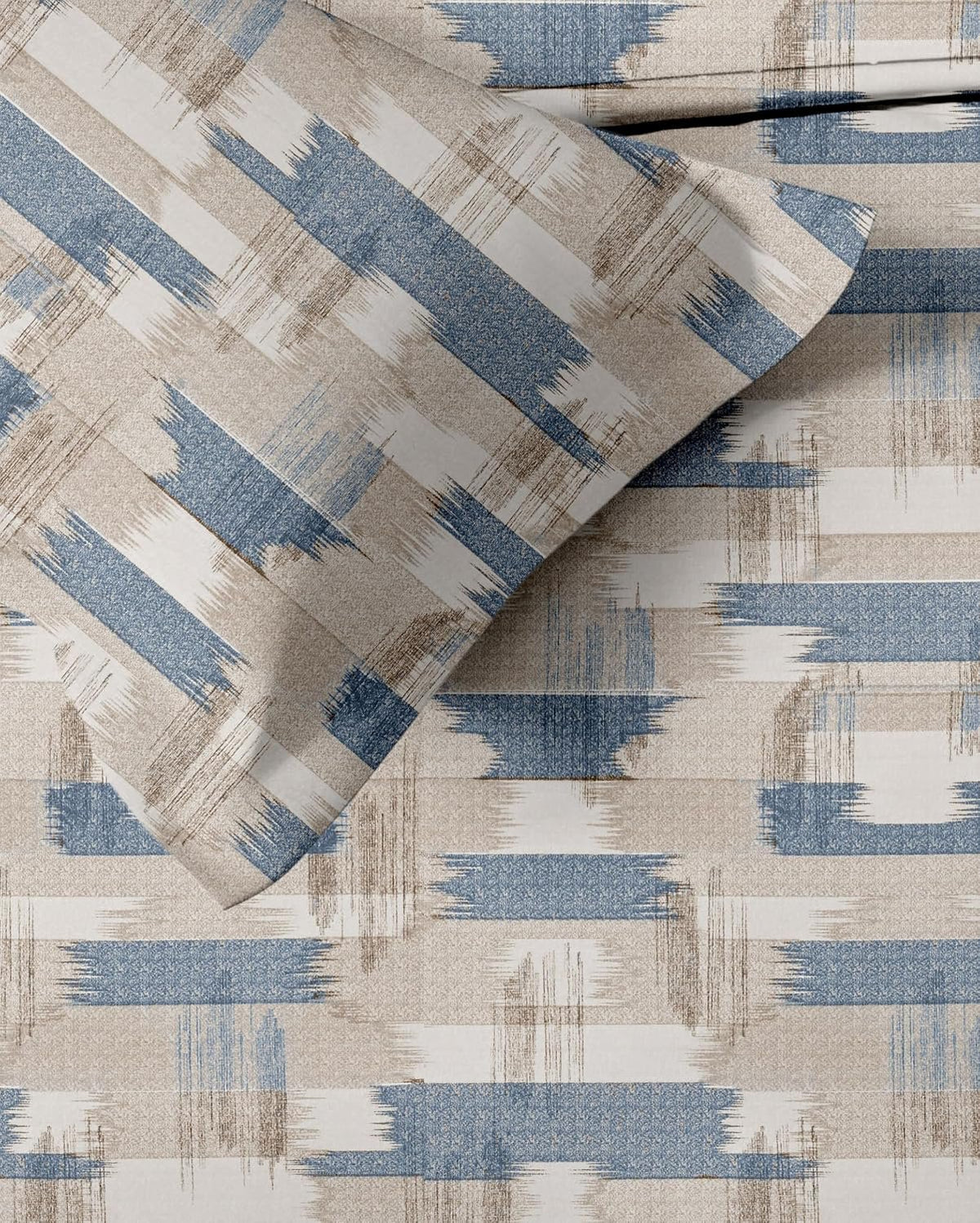 Laken | 180TC katoen, elastisch getailleerd | Kingsize, 198 cm x 182 cm, set van 3 stuks