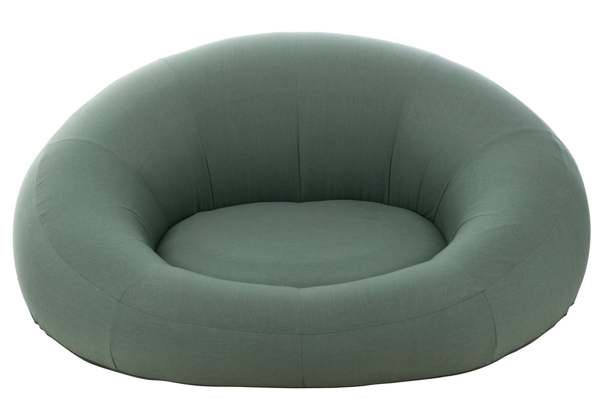 J-Line matras Donut - polyethyleen - groen
