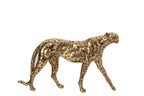 J-Line Jachtluipaard - polyresin - goud