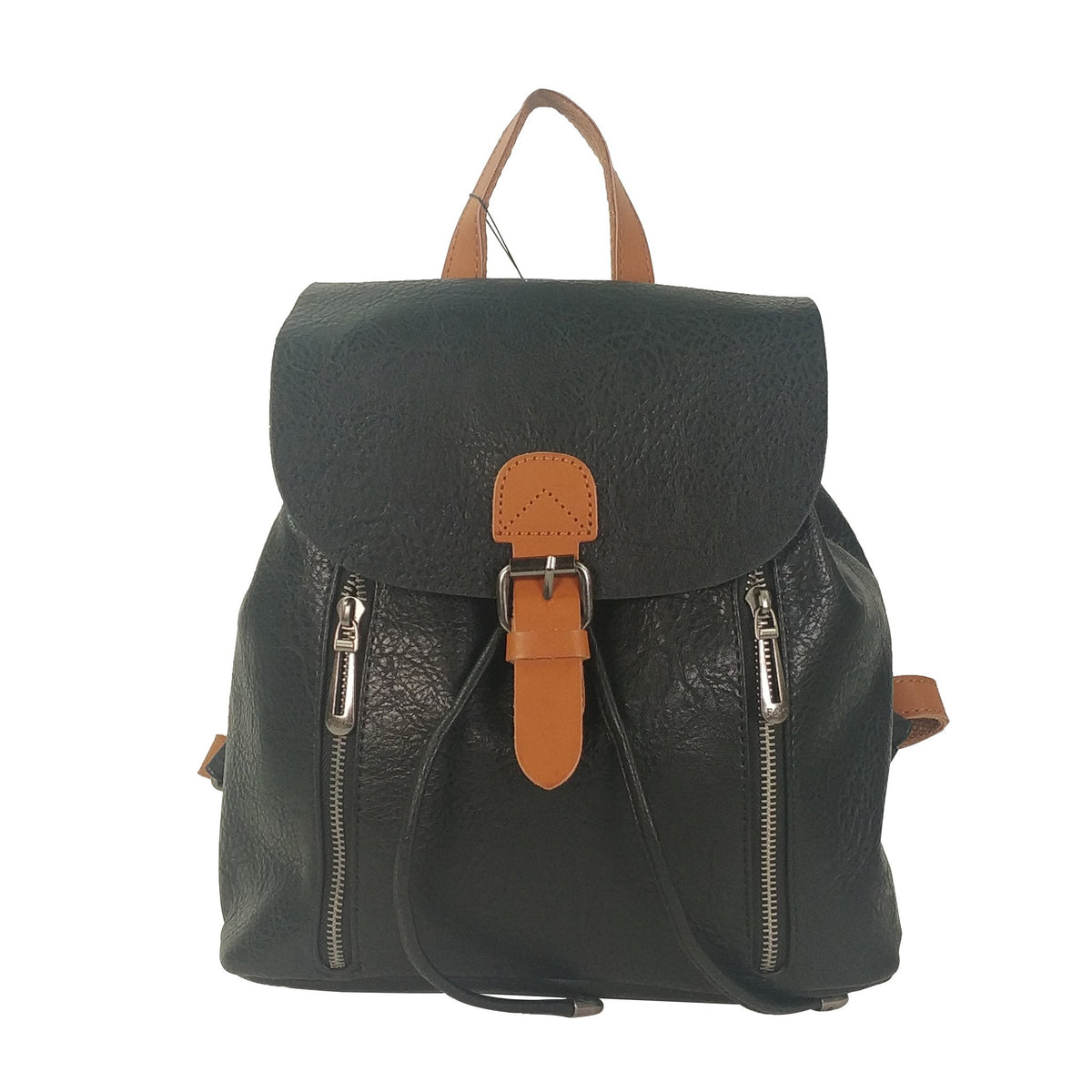 Tas J&W Bags 6735 zwart-camel
