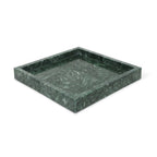 Marmer dienblad tray 30x30cm groen