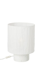 J-Line Tafellamp - cement - wit - medium