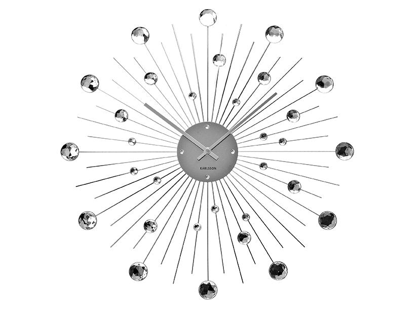 Wandklok Sunburst Groot