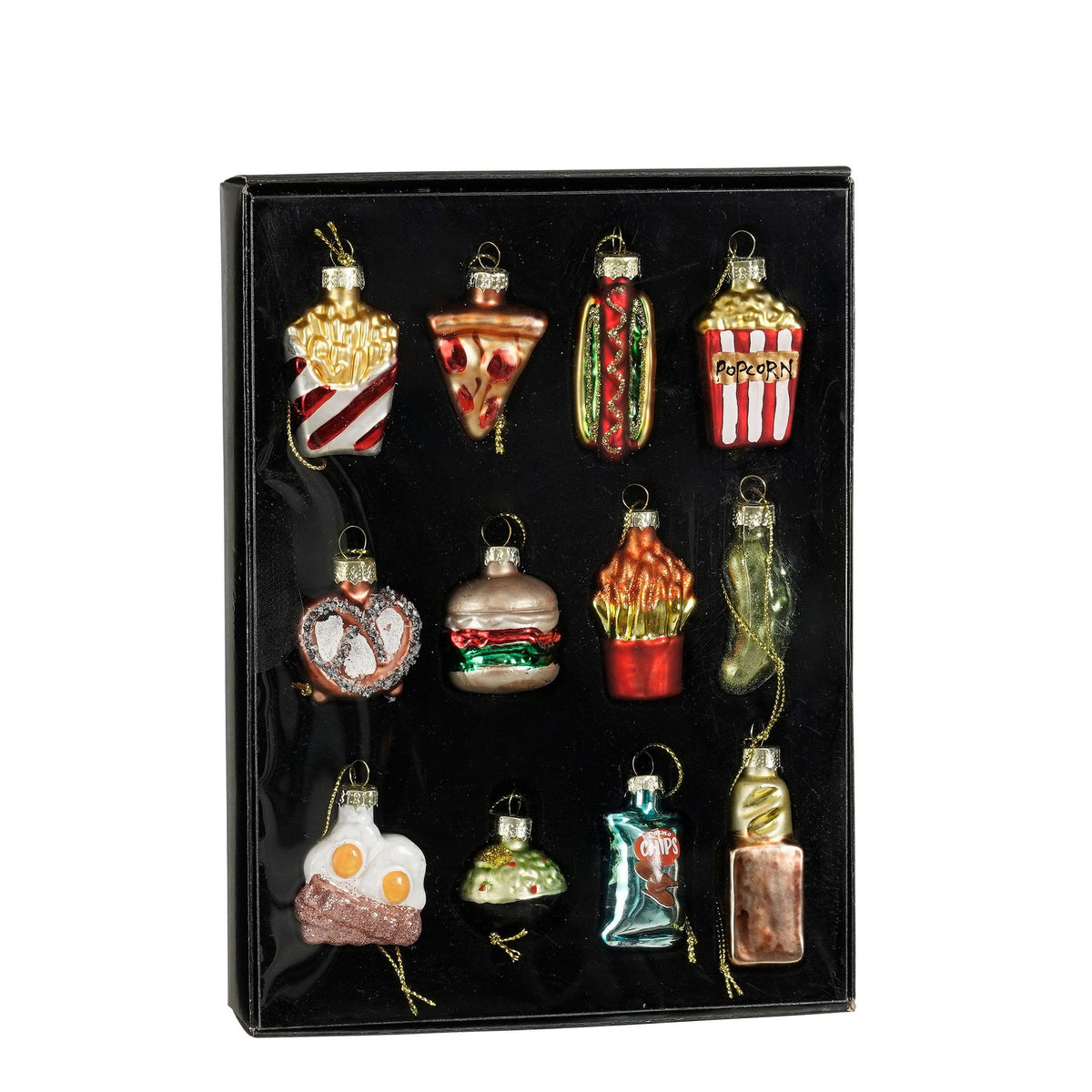 Ornament fastfood 12 stuks