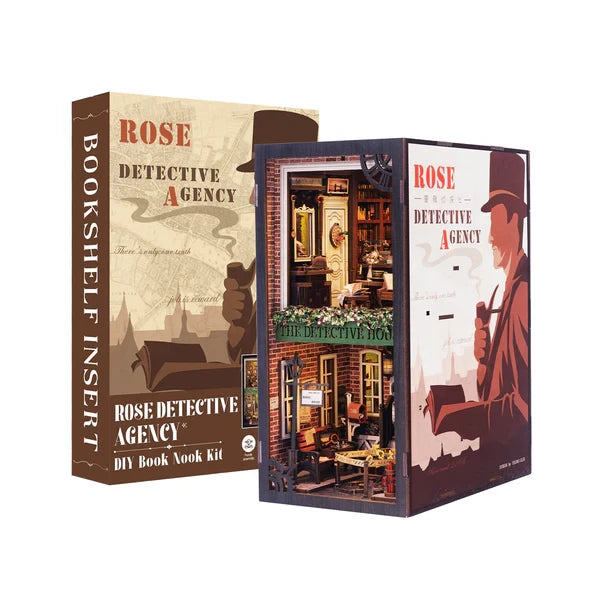 Cutebee, DIY Booknook, Rose Detective Agency, SZ02B, 18x11x23cm