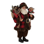 Kerstdecoratie Beeld Kerstman 27 cm Rood Kunststof