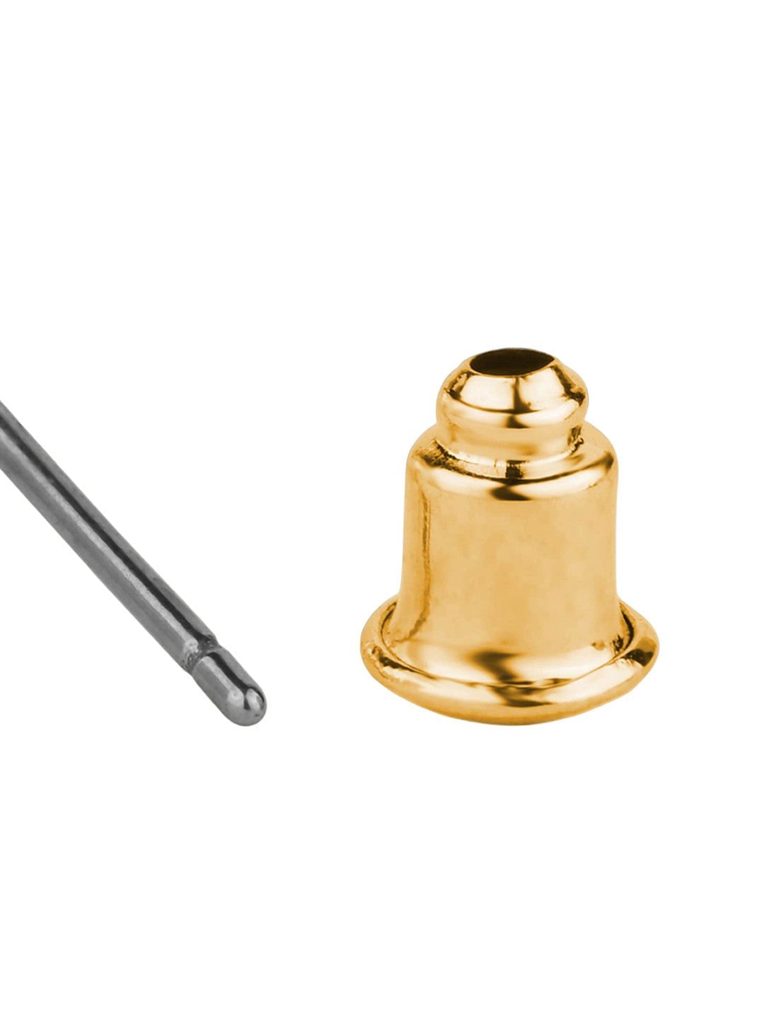 Goudkleurige geribbelde cirkeldruppeloorbellen – mode-sieraden – met kristallen verfraaid – 4 cm