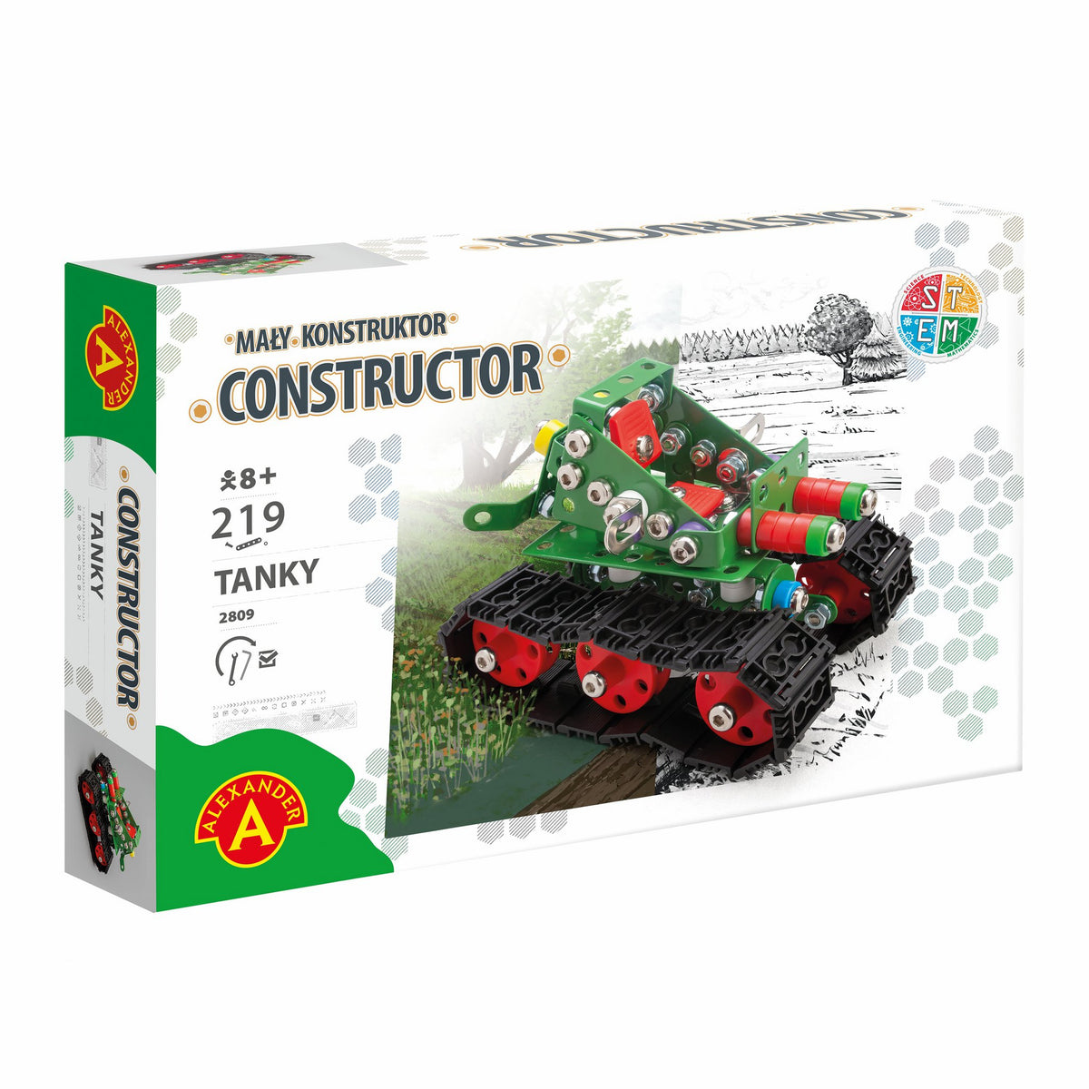 Constructieset Tank Tanky DIY- metaal