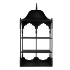Wandrek 55x19x109 cm Zwart Metaal