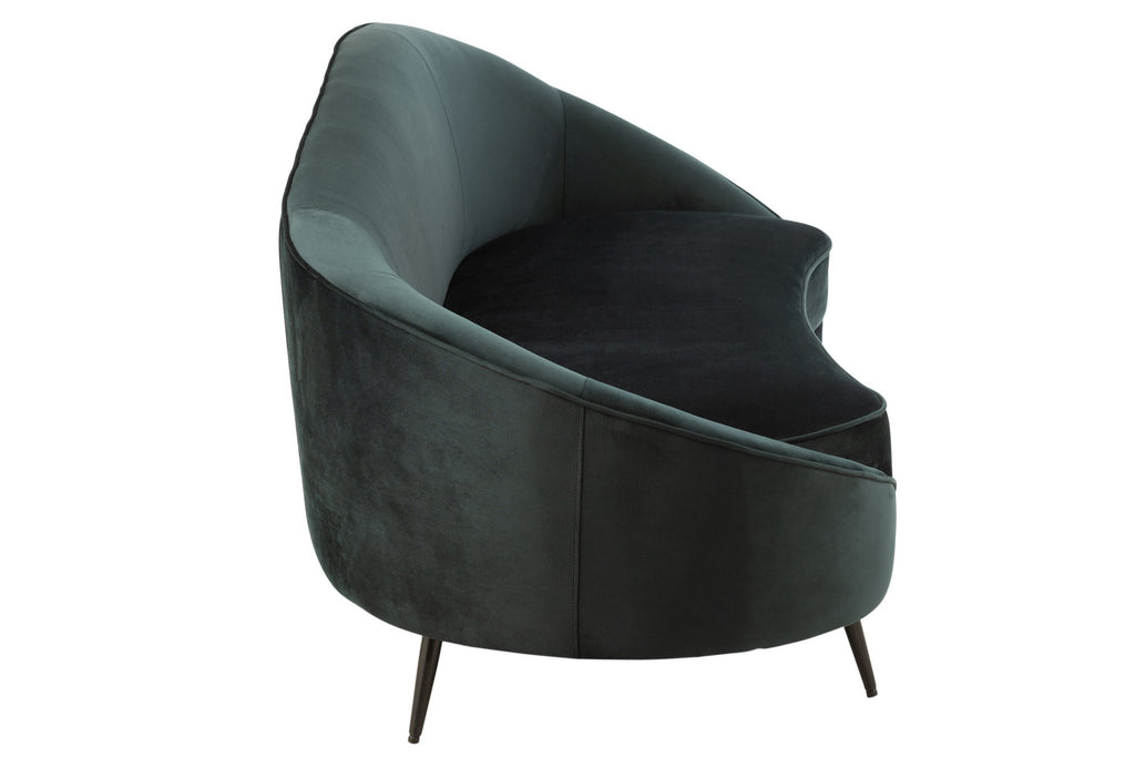 J-Line Sofa Elisabeth Textiel/Metaal Groen
