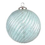 Kerstbal XL Ø 15 cm Turquoise Glas Kerstdecoratie