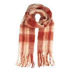 Wintersjaal Dames 50x210 cm Rood Textiel