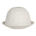 Waxinelichthouder Ø 12x8 cm Wit Porselein