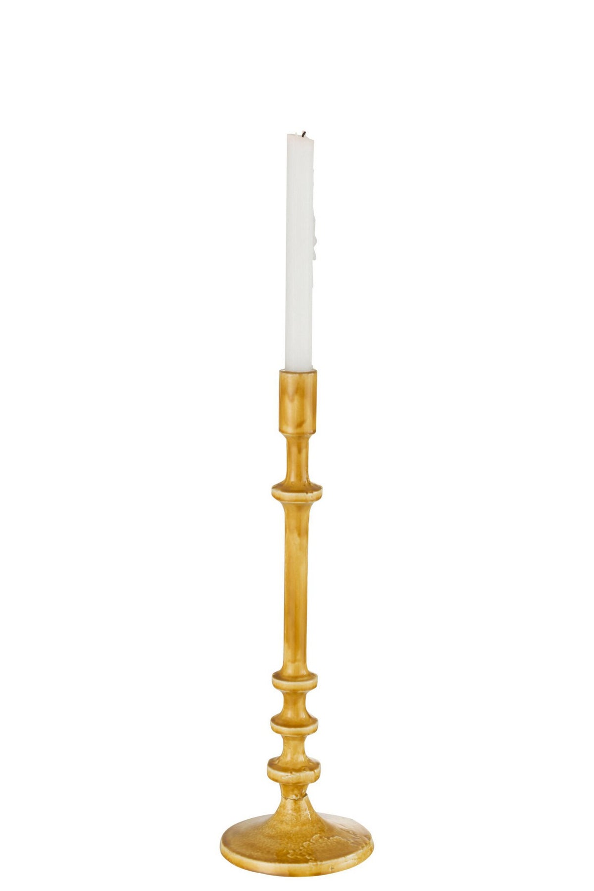 J-Line kandelaar Klassiek - aluminium - oker - large