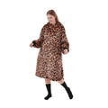 Textino Cheetah - Hoodie 70x110 cm - Dames - Tabaksbruin - Bruin