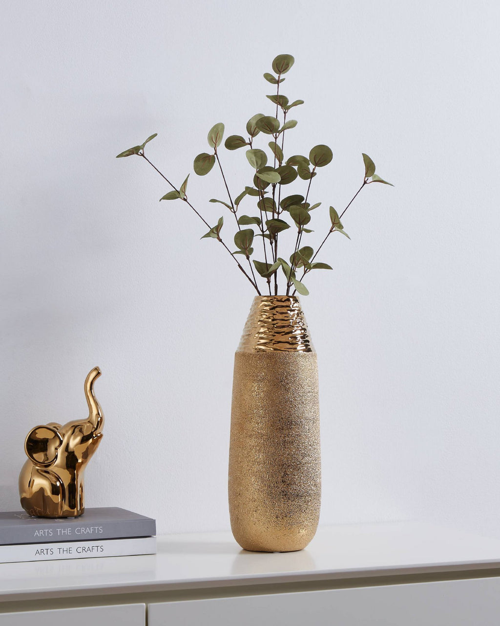 Vaas Aramberri Goud 12x35 cm