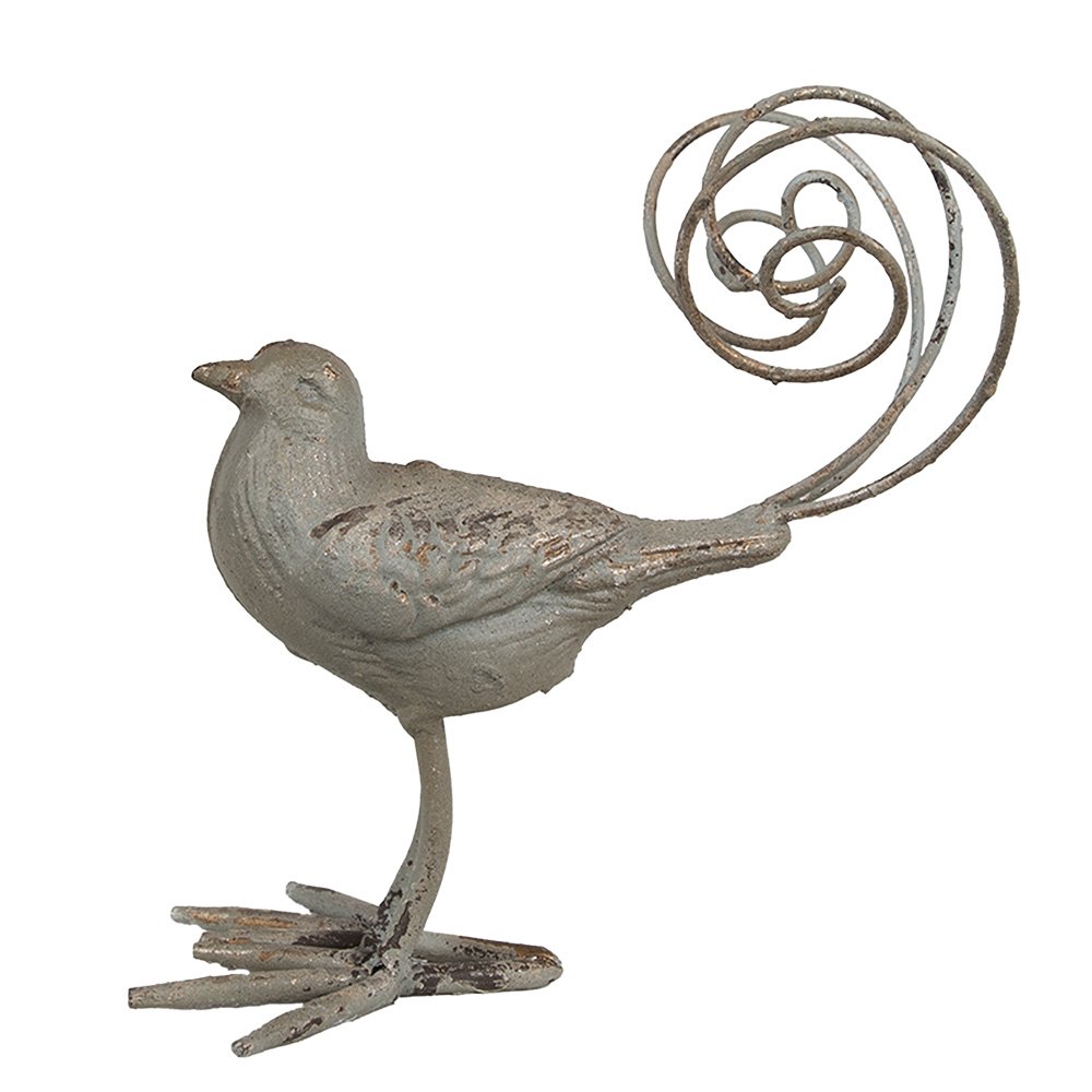 Decoratie Beeld Vogel 17x10x20 cm Groen IJzer