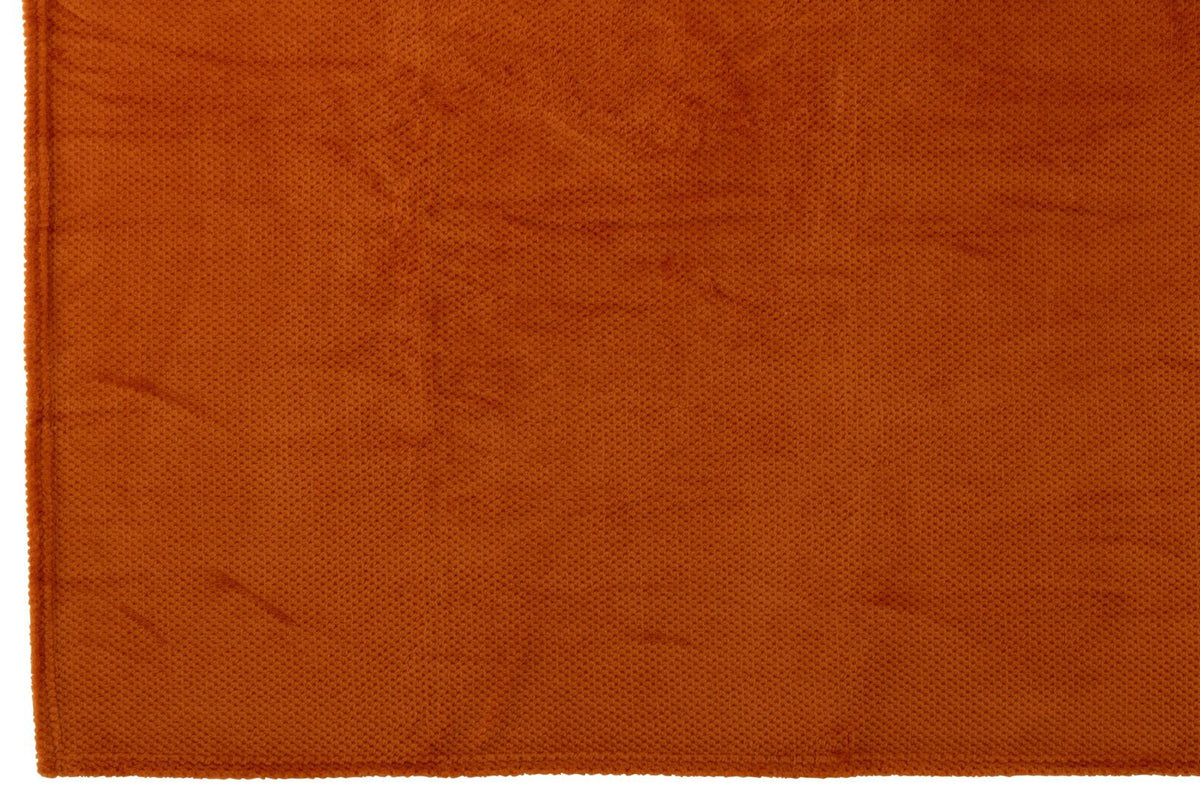 J-Line deken Snuggle - polyester - oranje
