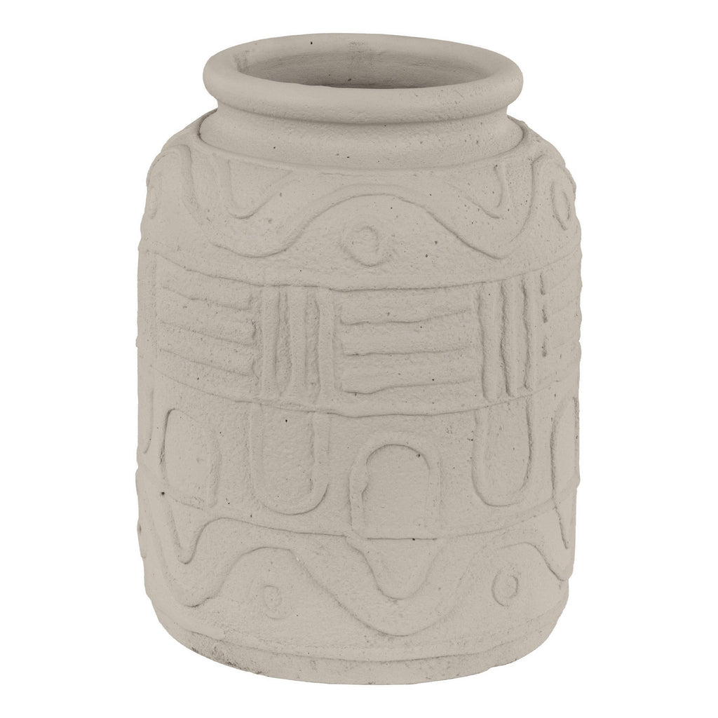 Vaas kuzumaki taupe 20x20x28 cm