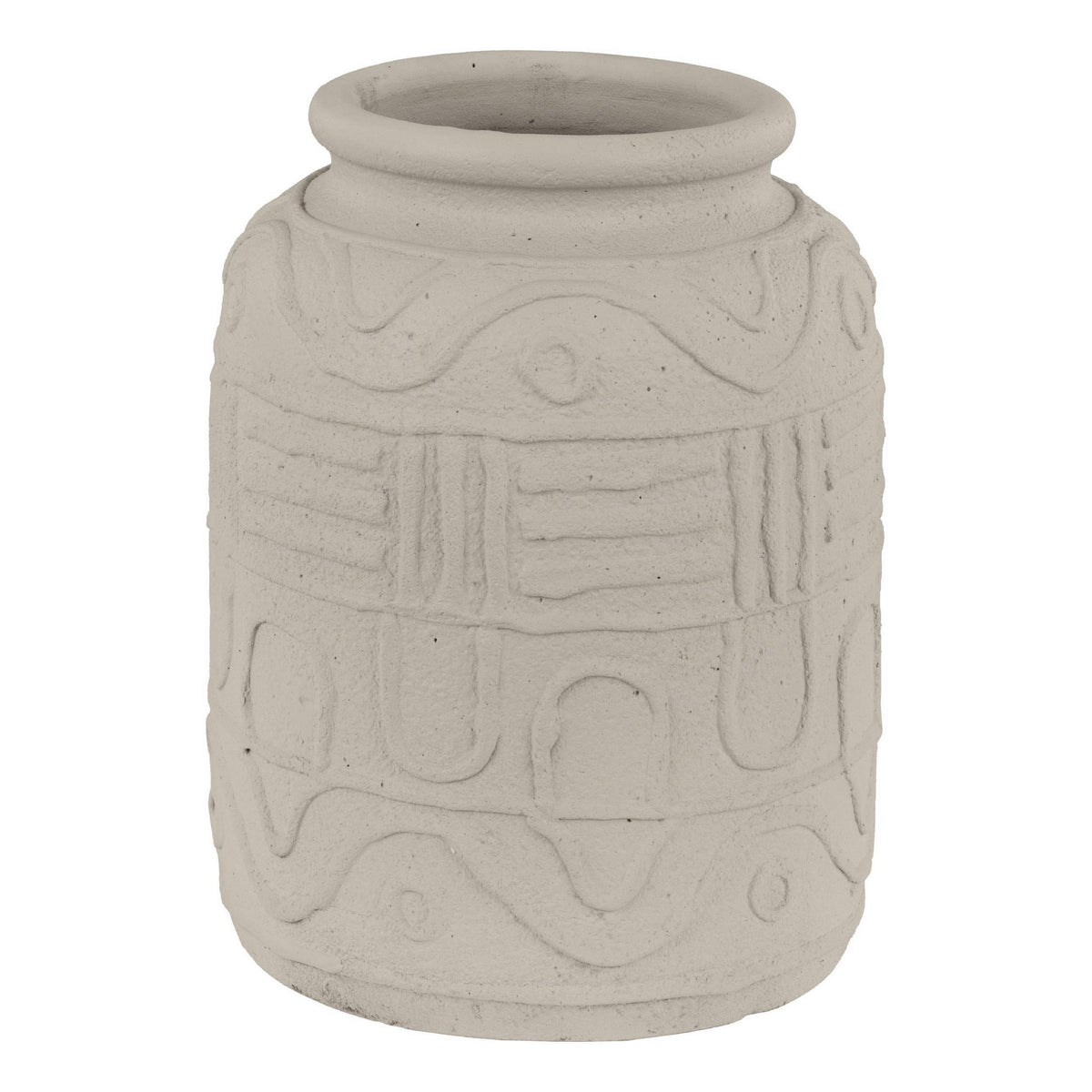 Vaas kuzumaki taupe 20x20x28 cm