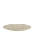 Metalen onderbord 38cm zilver wash