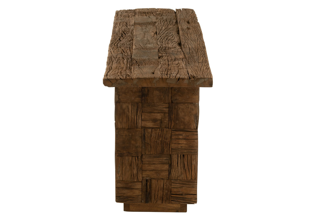 J-Line Console Woody Hout Naturel