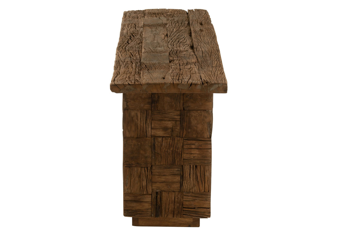 J-Line Console Woody Hout Naturel