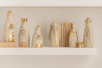 J-Line Kerststal 7Delig Resine Wit/Goud