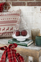 Voorraadpot Deksel Kerstboom Ø 13x29 cm Glas Voorraadbus
