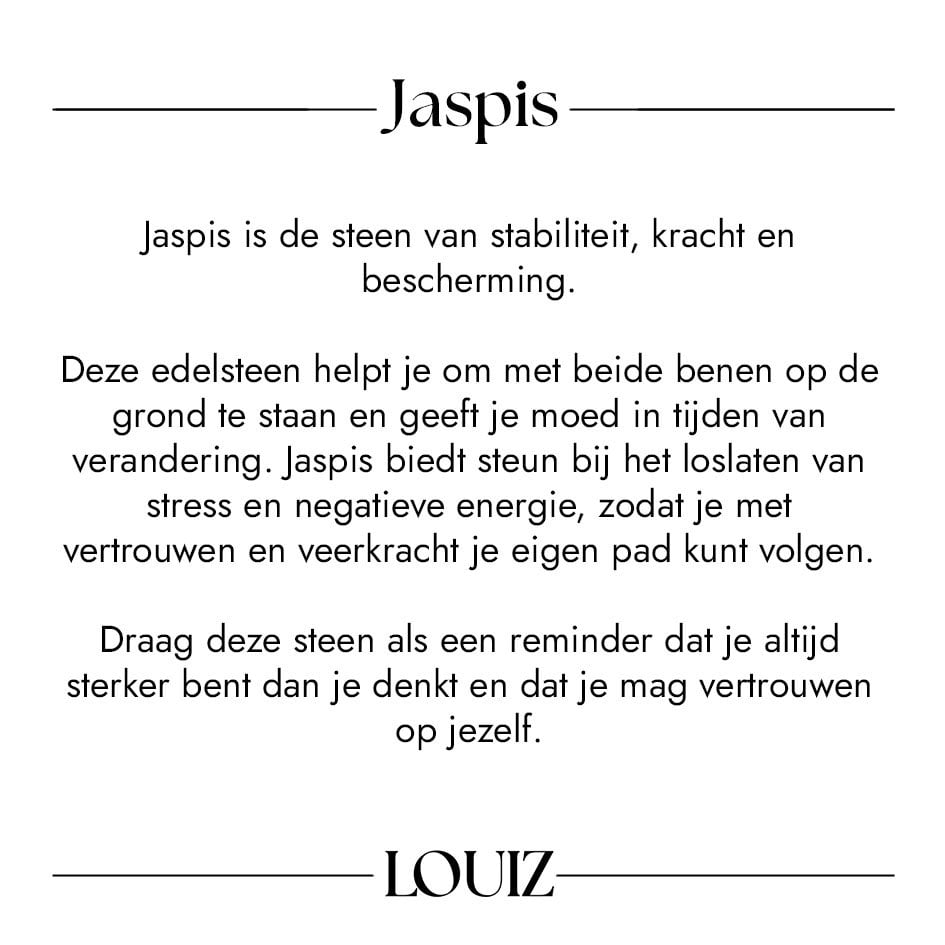 Louiz Ketting met Jaspis Bedel