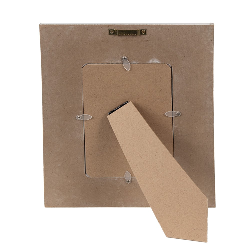 Fotolijst 10x15 cm Wit Beige Hout Fotokader