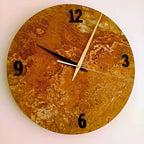 Ronde wandklok Onyx