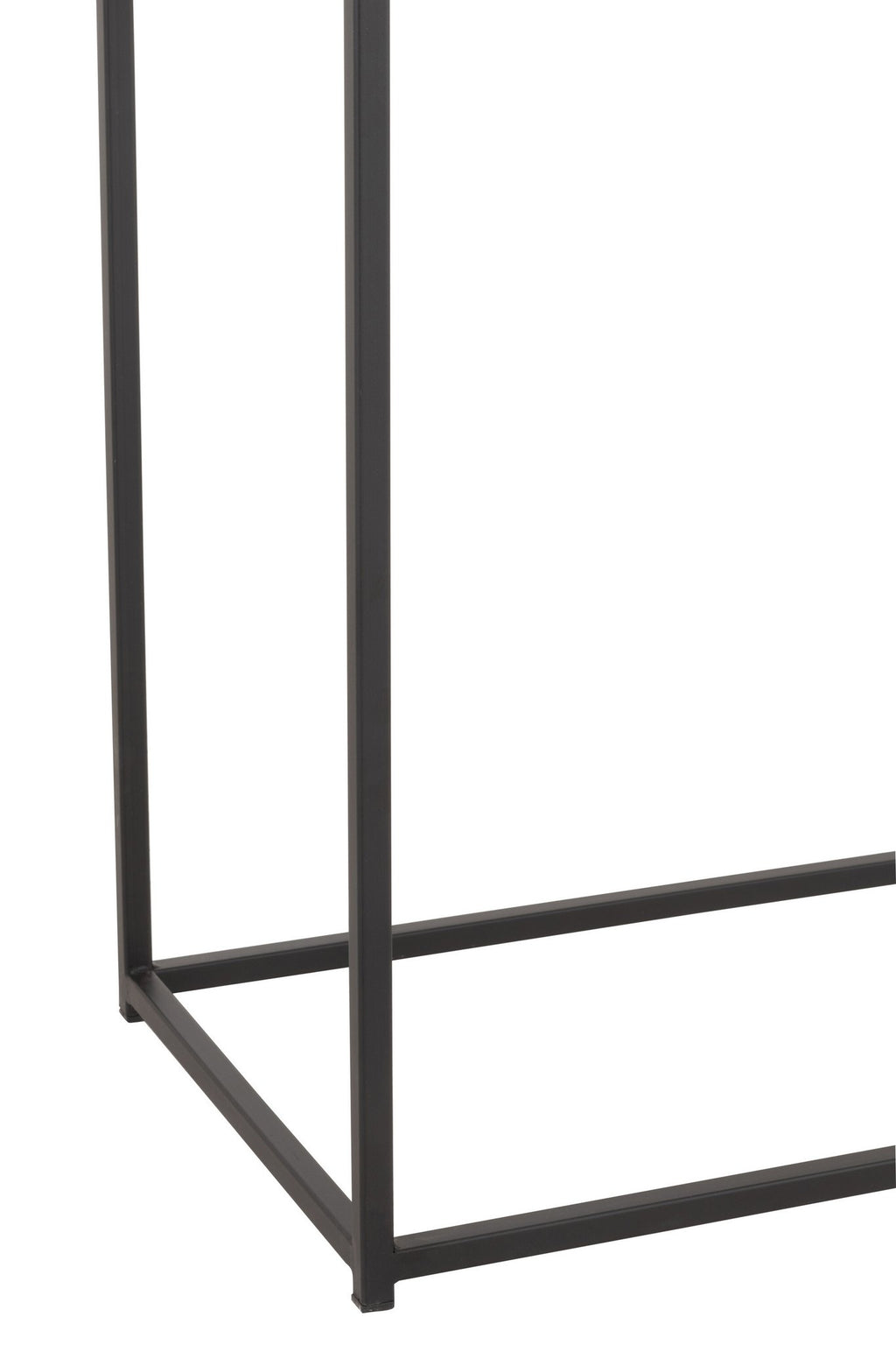 J-Line Console Zigzag Hout/Metaal Naturel/Zwart