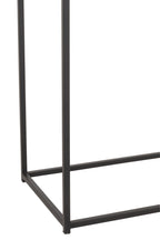 J-Line Console Zigzag Hout/Metaal Naturel/Zwart
