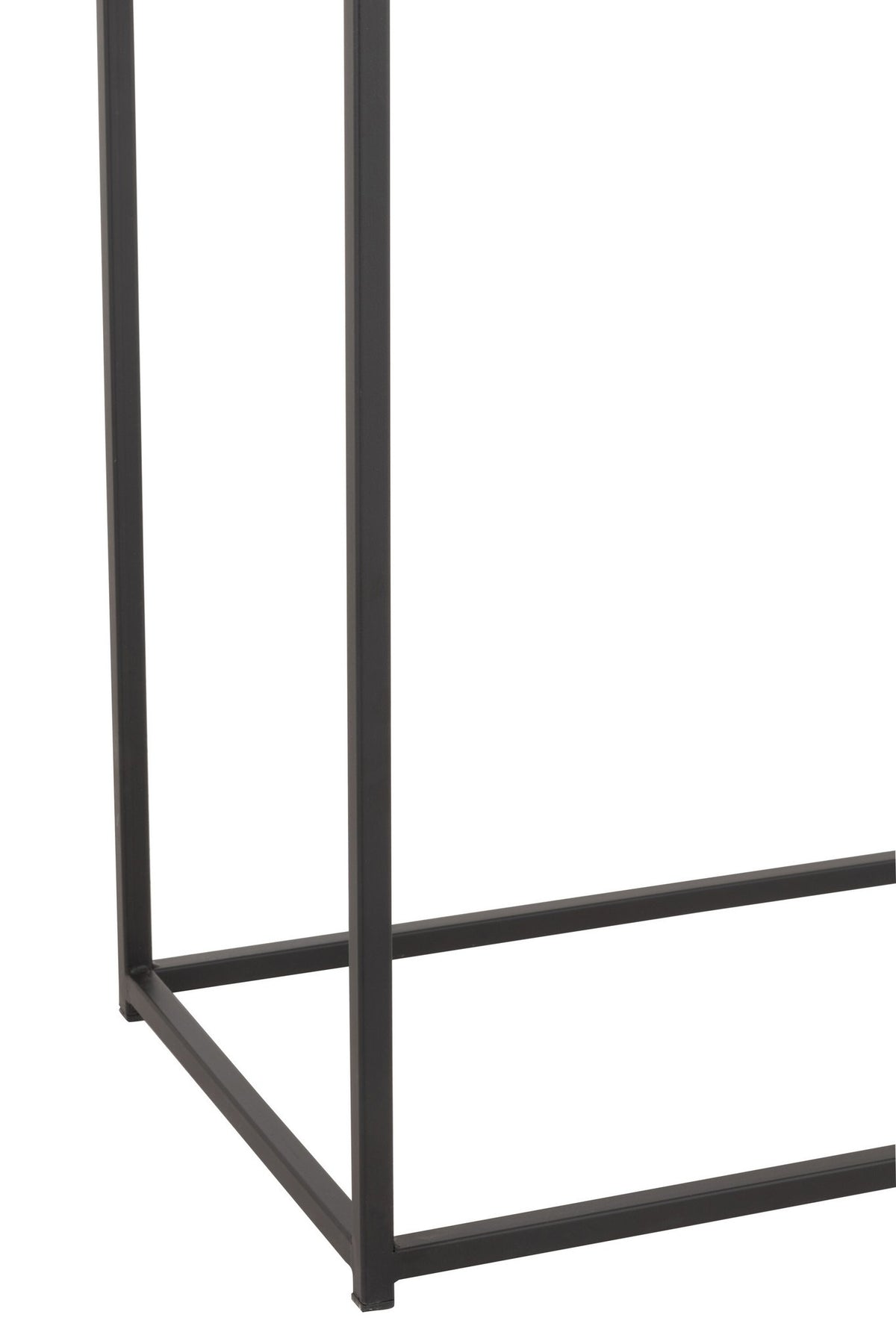 J-Line Console Zigzag Hout/Metaal Naturel/Zwart