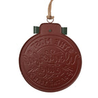 Kerstdecoratie Beeld 30x4x37 cm Rood Metaal