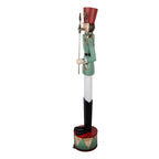 Kerstdecoratie Beeld Notenkraker 35x27x151 cm Groen Metaal