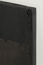 J-Line spiegel - hout - zwart - S