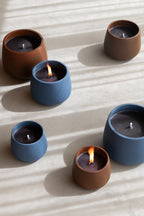 J-Line Buitenkaars Cyra Cement Blauw Large 45U