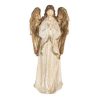 Kerstdecoratie Engel 23x12x47 cm Beige Kunststof