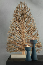 J-Line Kaarshouder Cone Aluminium Blauw Small